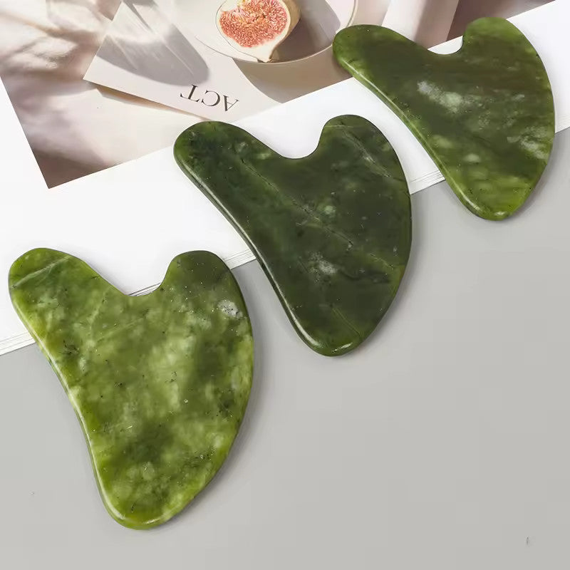 Nuvorska Jade Gua Sha ansiktsmassagerare